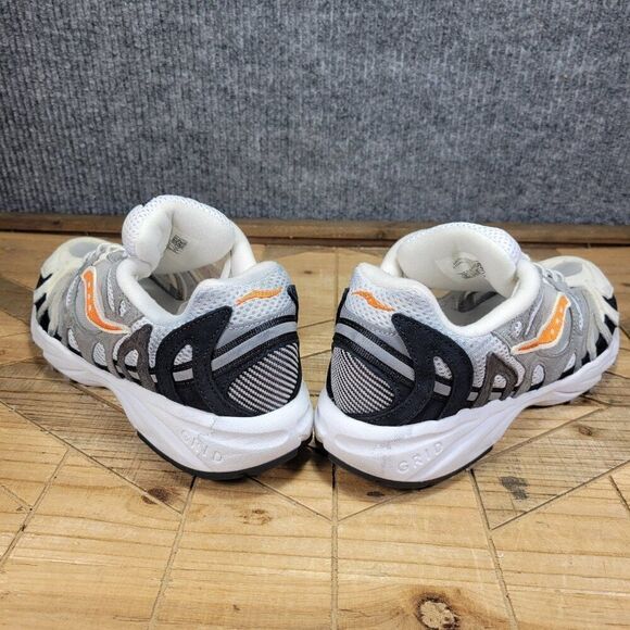 Saucony Azura‎ 2000 Men's 8 S70491 3 Grey Orange Black Running Athletic Shoes - Picture 8 of 13
